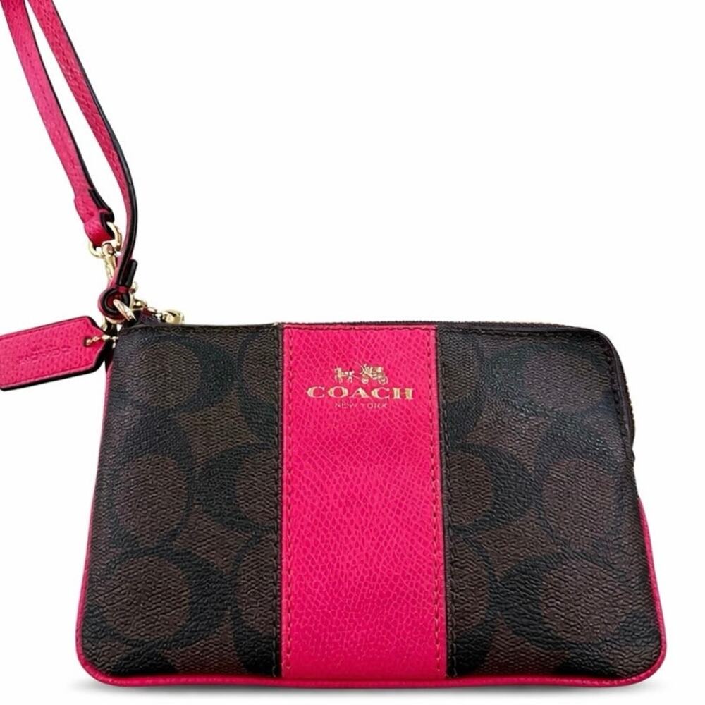 NWOT Coach Logo Wristlet